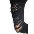 Jeans Skinny Ripped Damage Black
