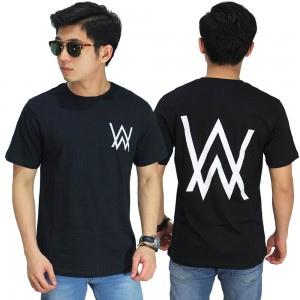 Kaos Alan Walker Front And Back Black
