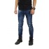 Jeans Biker Ripped Dark Blue