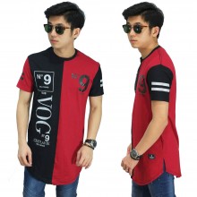 Longline T-Shirt VOG 9 Red