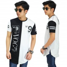 Longline T-Shirt VOG 9 White