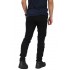 Jeans Thigh And Knee Rips Ankle Zip Black