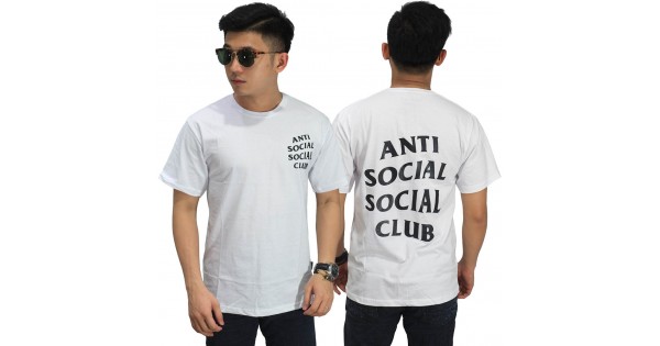 Kaos Anti Social Social Club White Kaos Pria