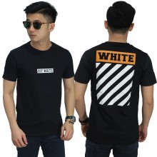 Kaos Off White Diag Block Black