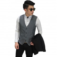Vest Formal Basic Grey