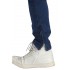 Jeans Knee Rips With Ankle Zip Dark Blue