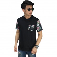 Kaos Sleeve Dark Floral Black