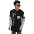 Longline Double Layer Badge Black