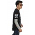 Longline Double Layer Badge Black