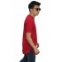 Longline T-Shirt Basic Red