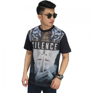 Mesh T-Shirt Silence Tiger