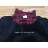 Sweater With Fake Shirt Navy