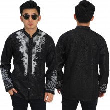 Baju Koko Black Panther Black
