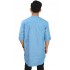 Baju Koko Kurta Gamis 3/4 Soft Blue