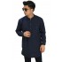 Baju Koko Kurta Gamis Navy
