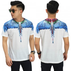 Kaos Printing Double Light Blue Wings (Front/Back)