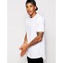 Longline T-Shirt Fishtail White