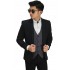 Vest Formal Basic Dark Grey