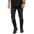 Biker Jeans Extra Ripped Vintage Black