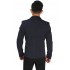 Blazer Formal Red Pocket Dark Navy
