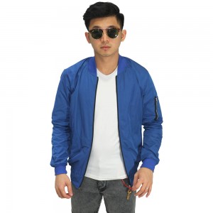 Jaket Bomber Parasut Basic Dark Blue
