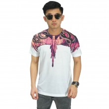 Kaos Printing Magenta Wings With Snake