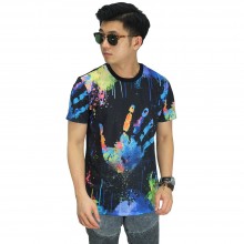 Kaos Printing Hand Paint Stains