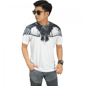 Kaos Printing Monochrome Eagle Wings