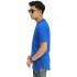 Longline T-Shirt Basic Blue Electric