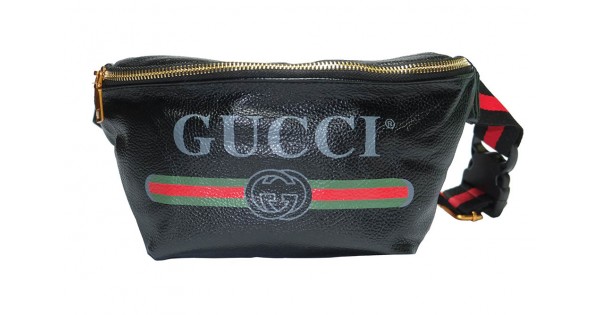 gucci leather fanny pack