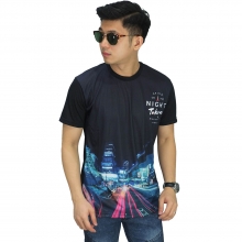 Kaos Printing Tokyo Night Light Black