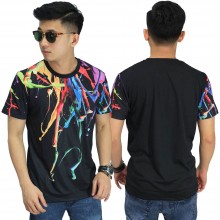 Kaos Printing Paint Dripping