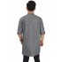Baju Koko Kurta Gamis 3/4 Dark Grey