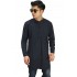 Baju Koko Kurta Gamis Dark Navy