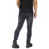 Biker Jeans Ankle Zipper Dark Grey