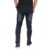 Jeans Knee Ripped Raw Frayed Hem Black Faded