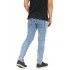 Jeans Track Ripped Washed Soft Blue