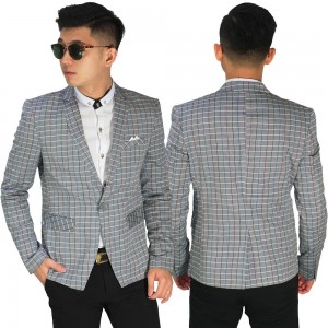 Blazer Casual Square Soft Grey