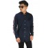 Kemeja Track Strap Navy
