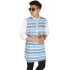 Baju Muslim Kurta Gamis 3/4 Stripe