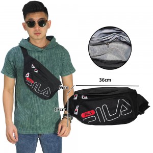 Waist Bag Fila Blocking Hipsack Black