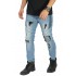Biker Jeans Extra Ripped Soft Blue
