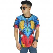 Kaos Printing Twin Parrots