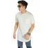 Longline T-Shirt Basic Soft Grey