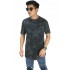 Longline T-Shirt Washed Black