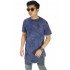 Longline T-Shirt Washed Blue