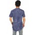 Longline T-Shirt Washed Blue