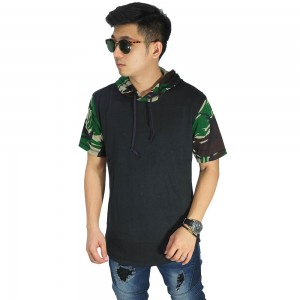 Sweatshirt Hoodie Camouflage Black