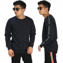 Sweatshirt Track Strap Black