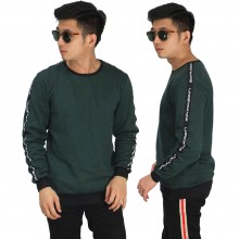 Sweatshirt Track Strap Dark Green